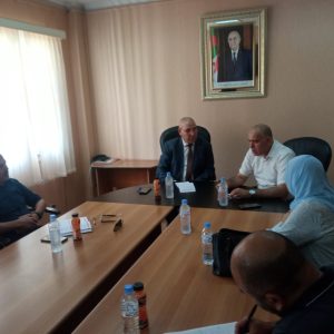 إجتماعً تنسيقيً مع مدير الخدمات الجامعية البليدة 1
