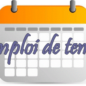 Emplois du temps (mois de ramadan)